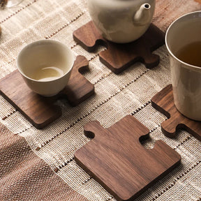 Sous-tasse Puzzle en Bois