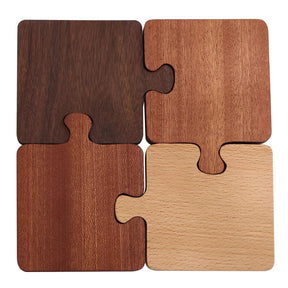 Sous-tasse Puzzle en Bois