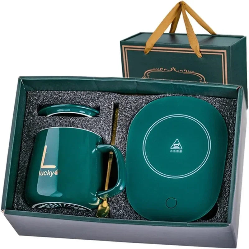 Coffret Chauffe-Tasses Porte-Bonheur