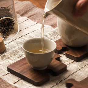 Sous-tasse Puzzle en Bois