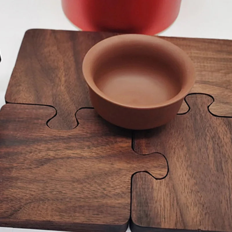 Sous-tasse Puzzle en Bois