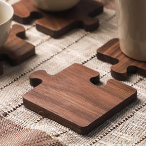 Sous-tasse Puzzle en Bois