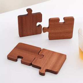 Sous-tasse Puzzle en Bois