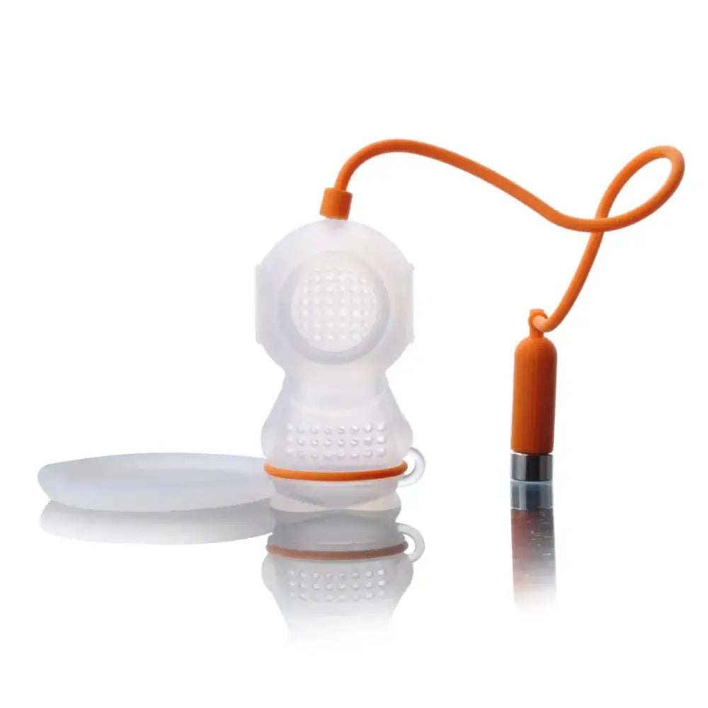Infuseur à Thé En Silicone Forme Plongeur - Filtre à Thé Qualité Alimentaire, Résistant Hautes Températures, Facile à Nettoyer