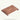 Plateau à thé en bois rectangulaire noyer noir massif, vue packshot fond uni