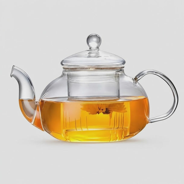 Théière en Verre Infuseur Magique : rotation 360
