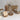 Sous-tasse en raphia naturel 10 cm, motif concentrique artisanal