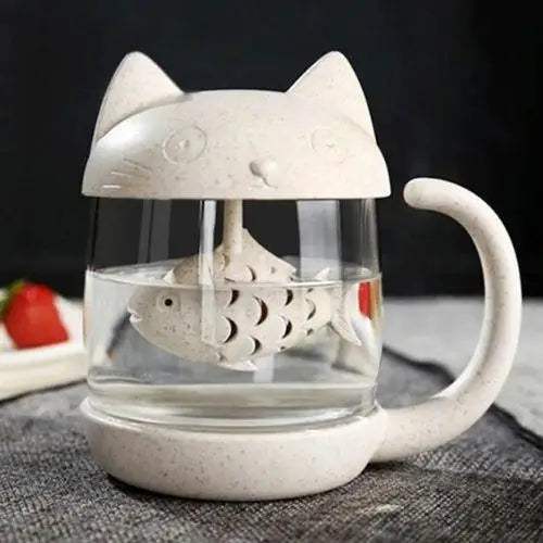 Tasse Chat Infuseur Poisson Utilisation