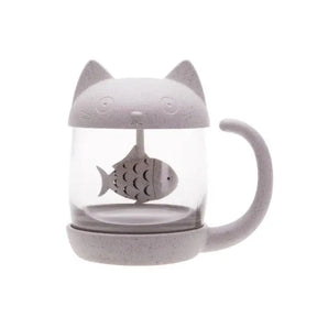 Tasse à Thé Chat avec Infuseur