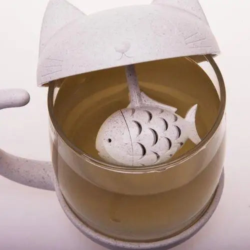 Tasse de Chat Infuseur Poisson