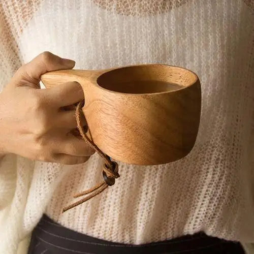 Tasse en Bois Kuksa Utilisation