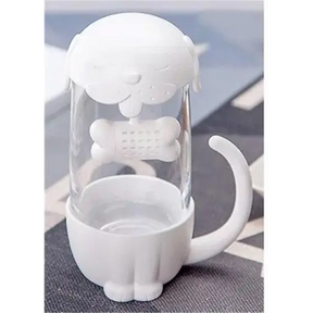 Tasse à Thé Infuseur Chat Blanc