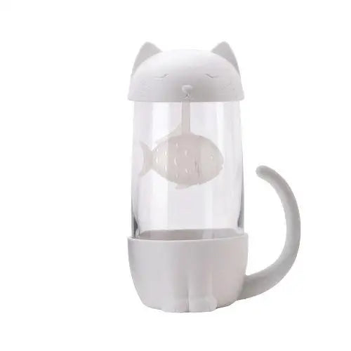 Tasse Thé Chat Poisson