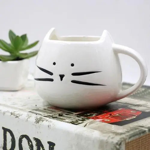 Tasse Chat Blanche et Noire