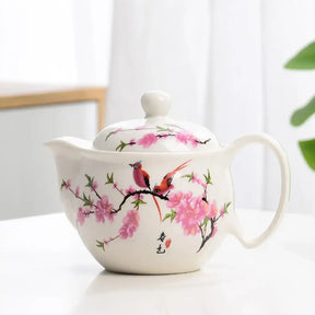 Théière Chinoise en Porcelaine - Rose