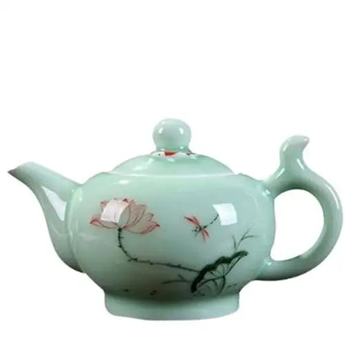 Théière Porcelaine Chinoise Verte