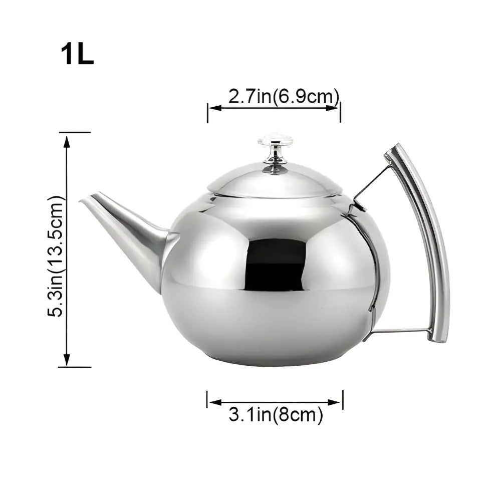 Théière en Acier Inoxydable 1 l