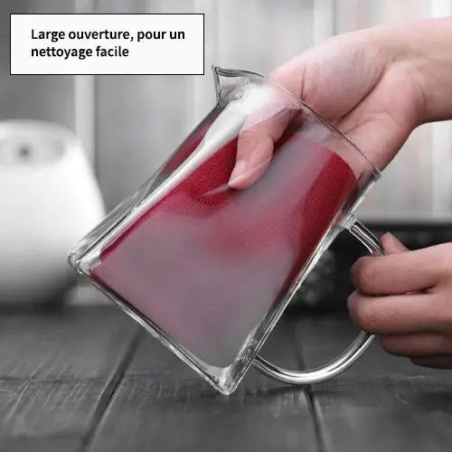 Théière en Verre avec Filtre Nettoyage