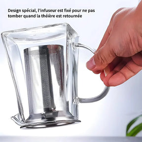 Théière en Verre avec Filtre Infuseur