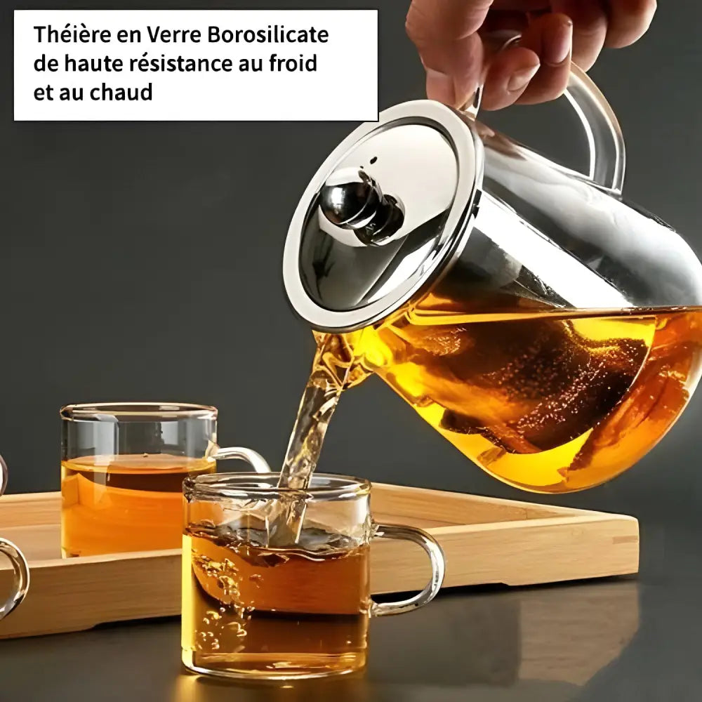 Théière en Verre Borosilicate Utilisation