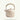 Théière nordique en céramique 750ml bouilloire 2-en-1 coloris crème fond uni