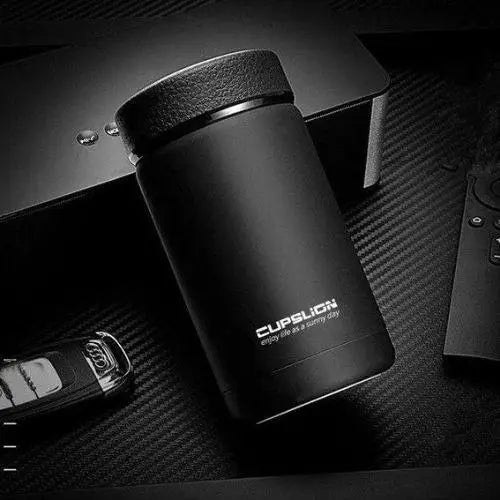 Thermos Acier Noir