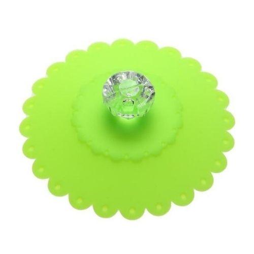 Couvercle Tasse Silicone Vert