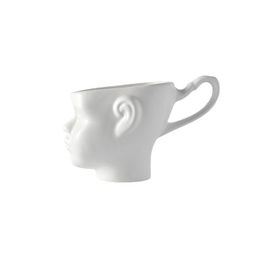 Mug Visage Blanc avec Poignée 