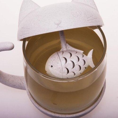 Tasse à thé avec infuseur Chat