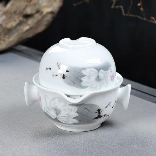 Tasses à Thé Porcelaine Chinoise Présentation