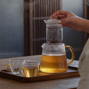 Théière en verre Fleur de thé